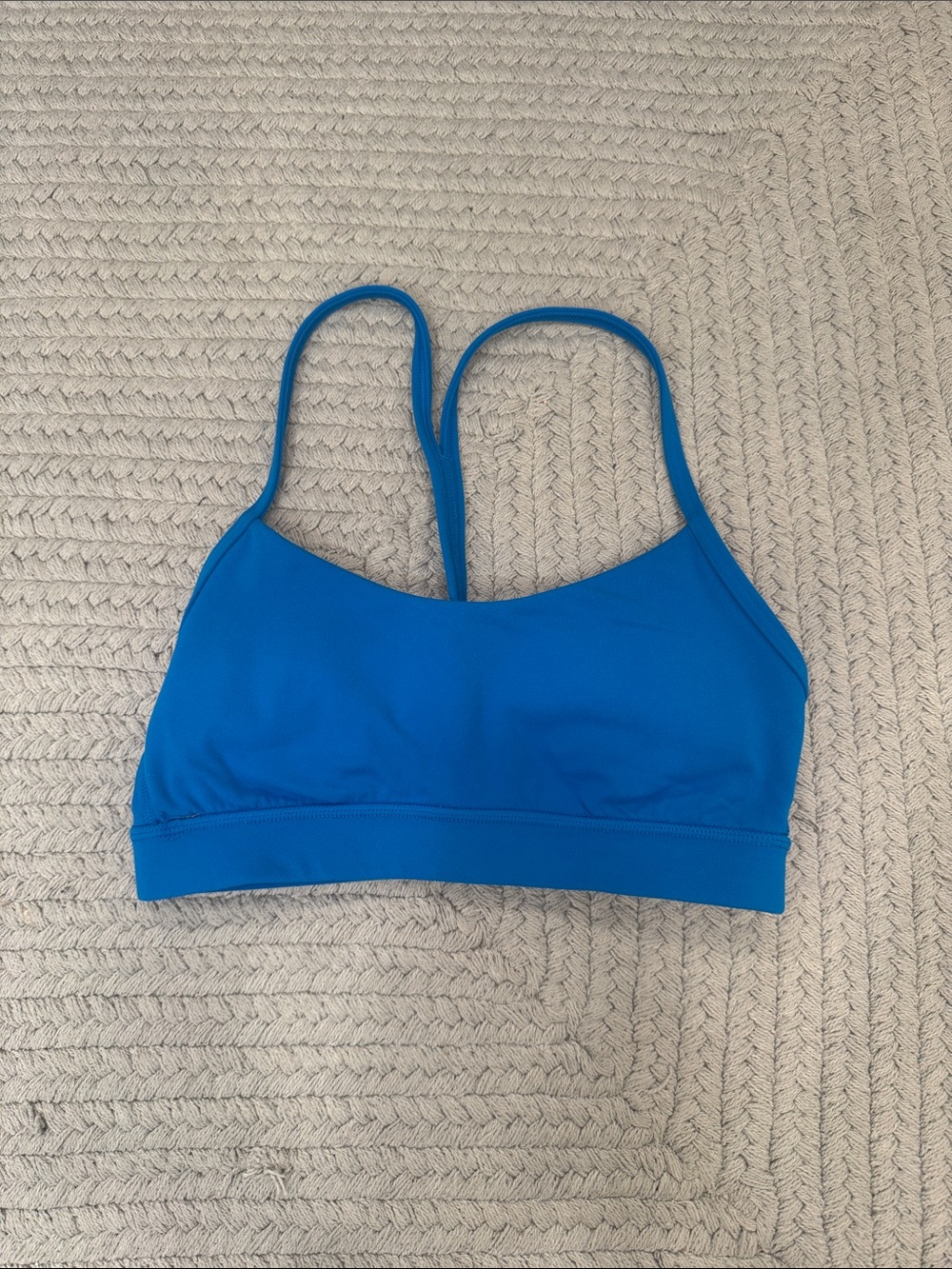 lululemon Blue Slim-Strap Sports Bra